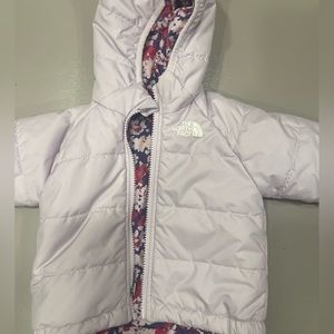 Baby reversible hooded jacket